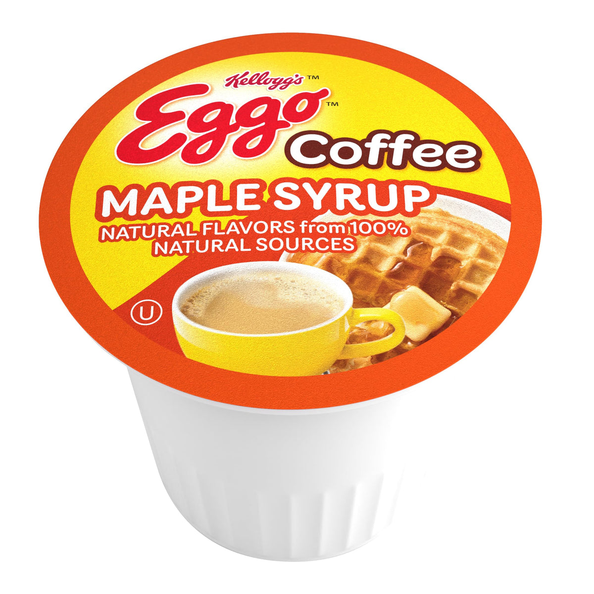 Eggo Maple Syrup Waffle Coffee Pods – Fair Trade, Keurig K-Cup Compatible, 40 Count