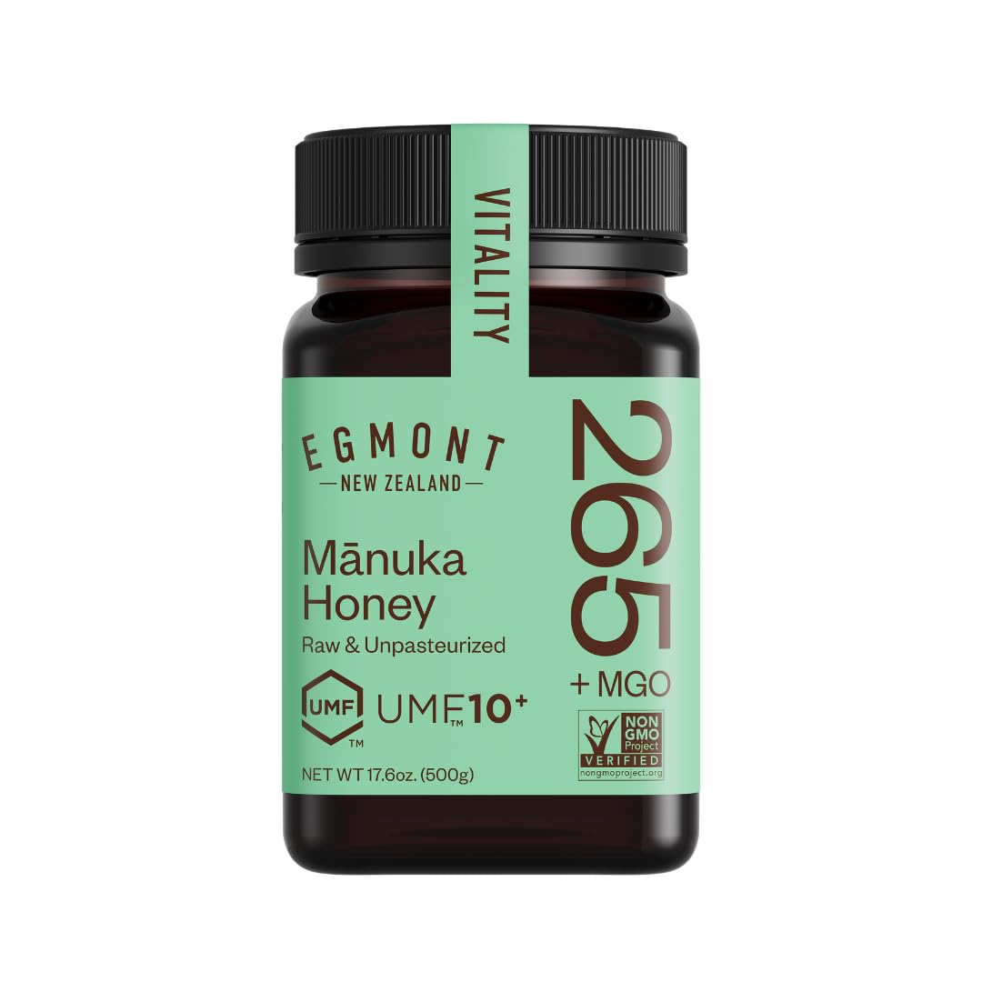 Egmont Honey Manuka Honey MGO 265+ UMF 10+ 500g | Pure Raw New Zealand Mānuka
