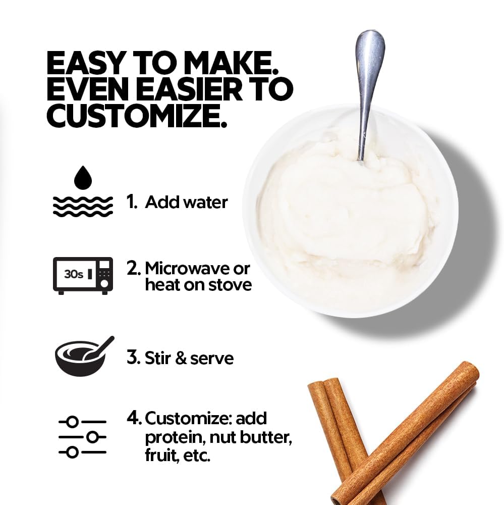 Elev8 Creamy Rice Cinnamon Roll – 25 Servings | Quick, Macro-Friendly Fuel