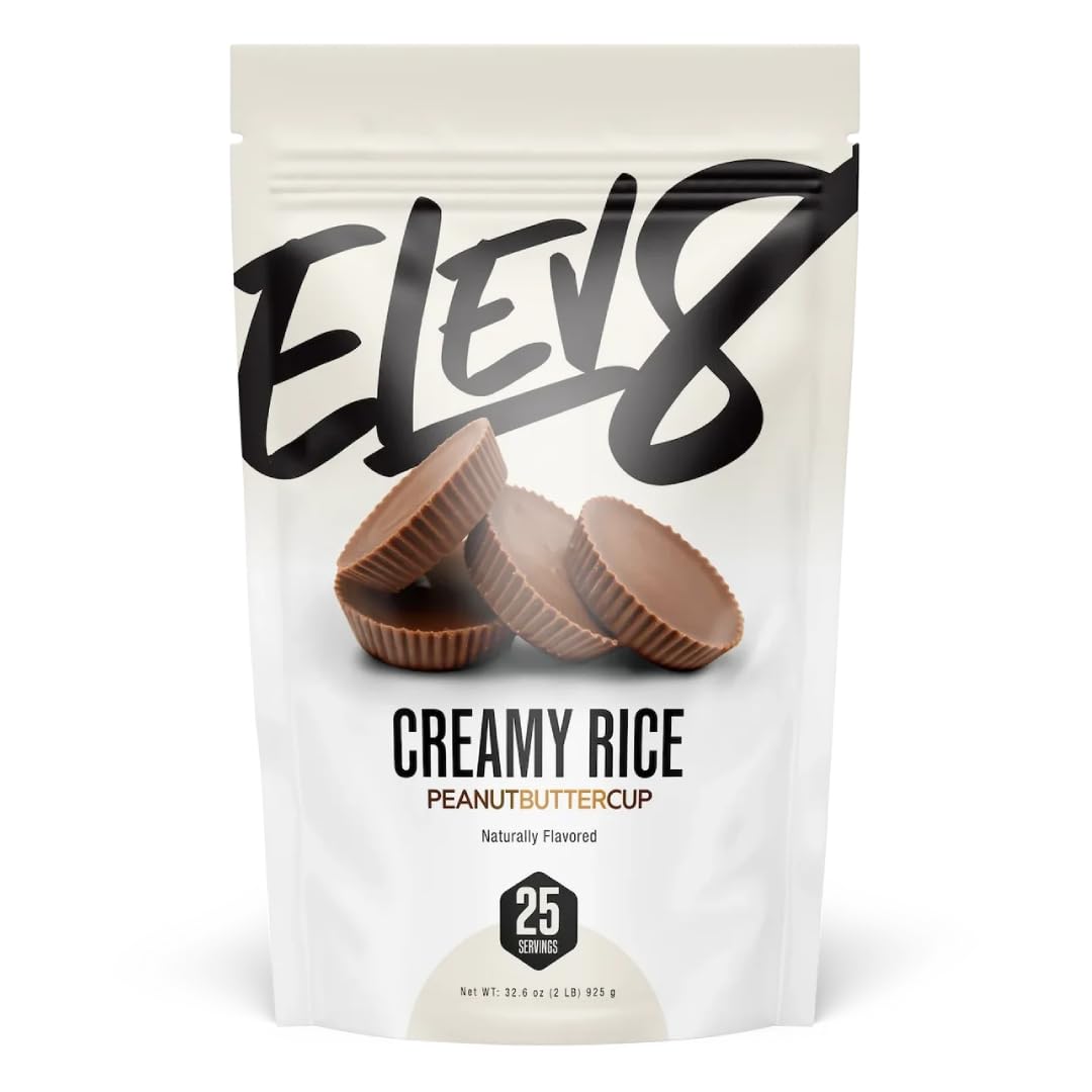 Elev8 Creamy Rice – Peanut Butter Cup (25 Servings) | Macro-Friendly, Quick-Prep Fuel