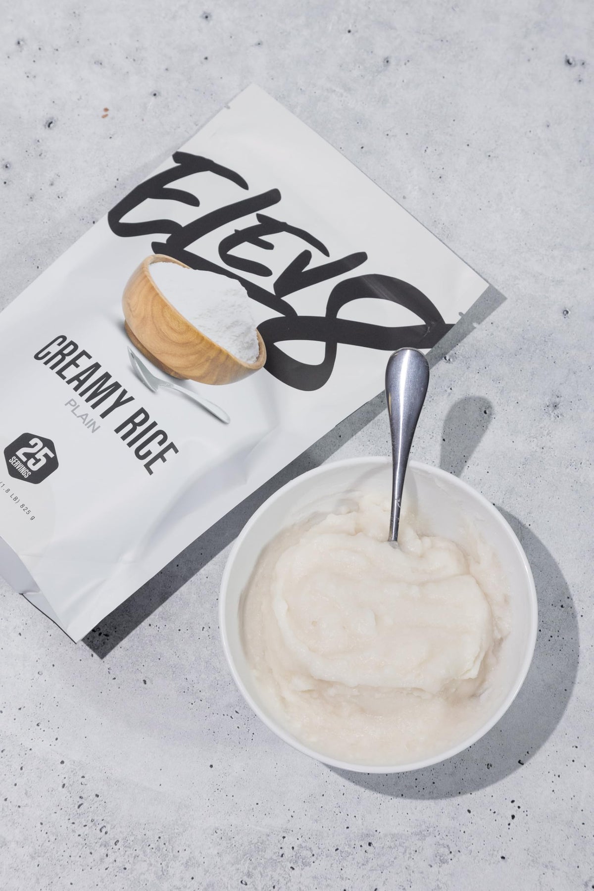Elev8 Creamy Rice - Plain, 25 Servings | Quick, Macro-Friendly Carbs