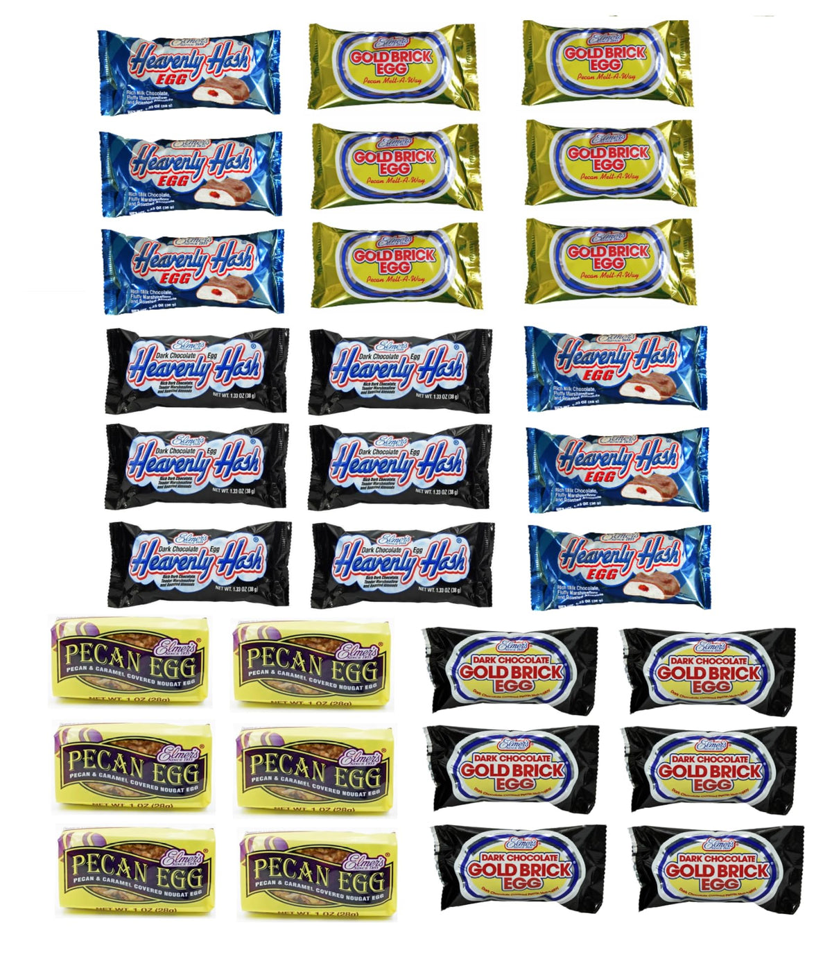 Elmer Ultimate Egg Variety Pack – 30 Total Eggs (6 of Each Flavor)