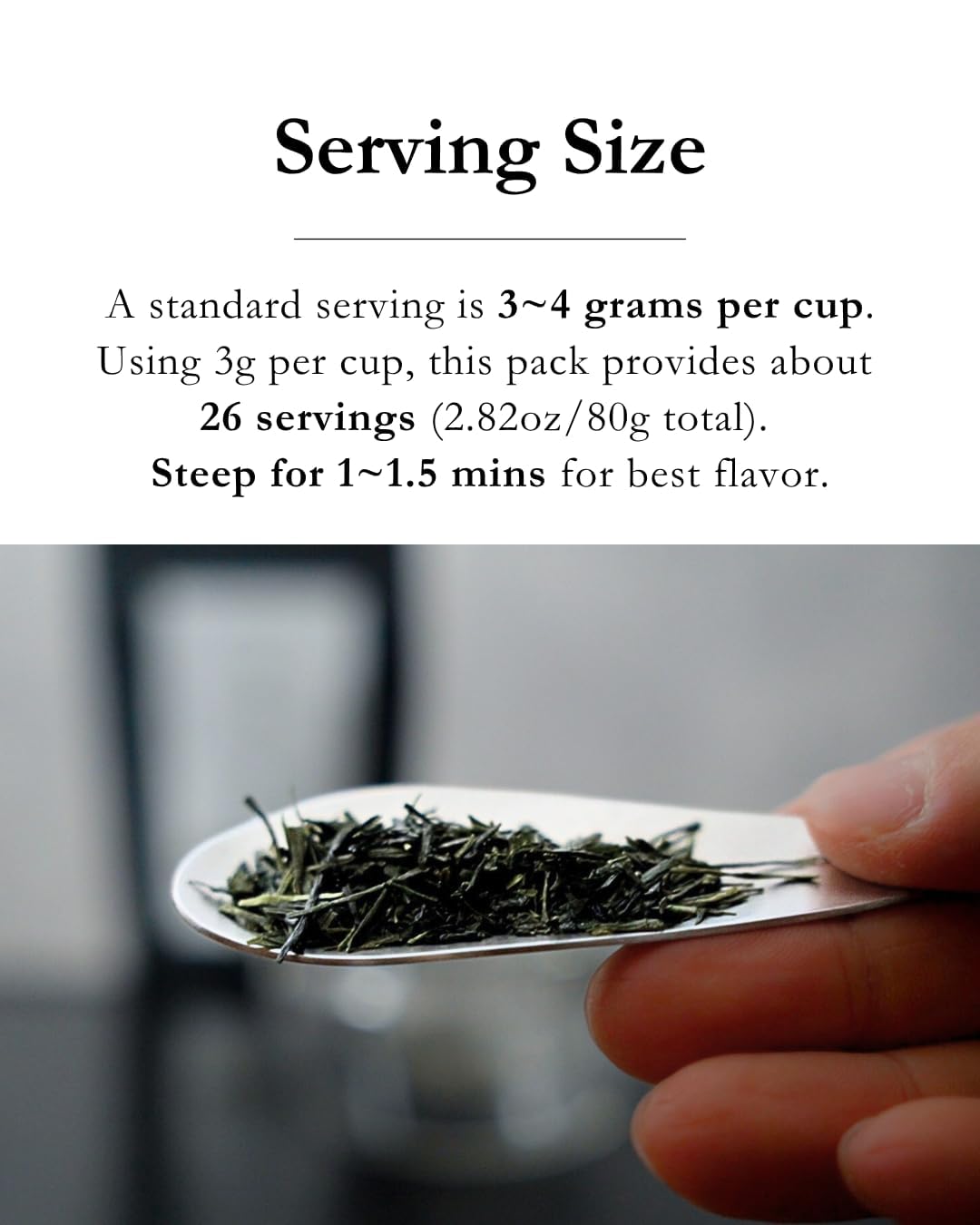EMPTEA Sencha Loose Leaf Japanese Green Tea (Asamushi First Harvest, Organic) 2.82 oz – Floral, Lightly Steamed