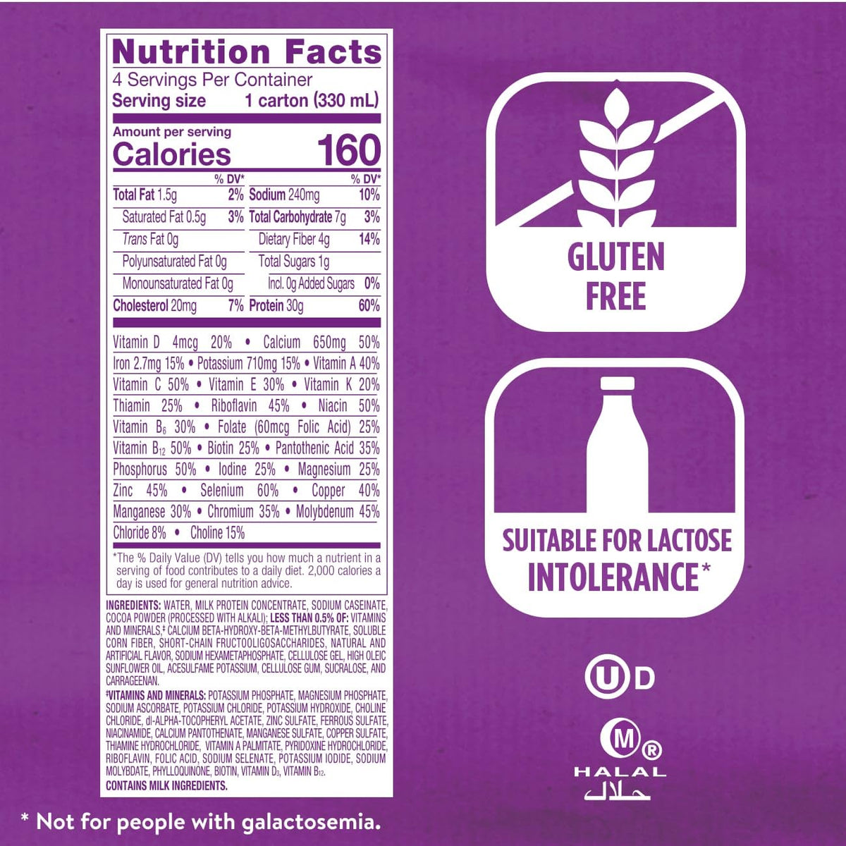 Ensure Max Protein Shake - 30g Protein, 1.5g CaHMB, 12 Pack, Milk Chocolate