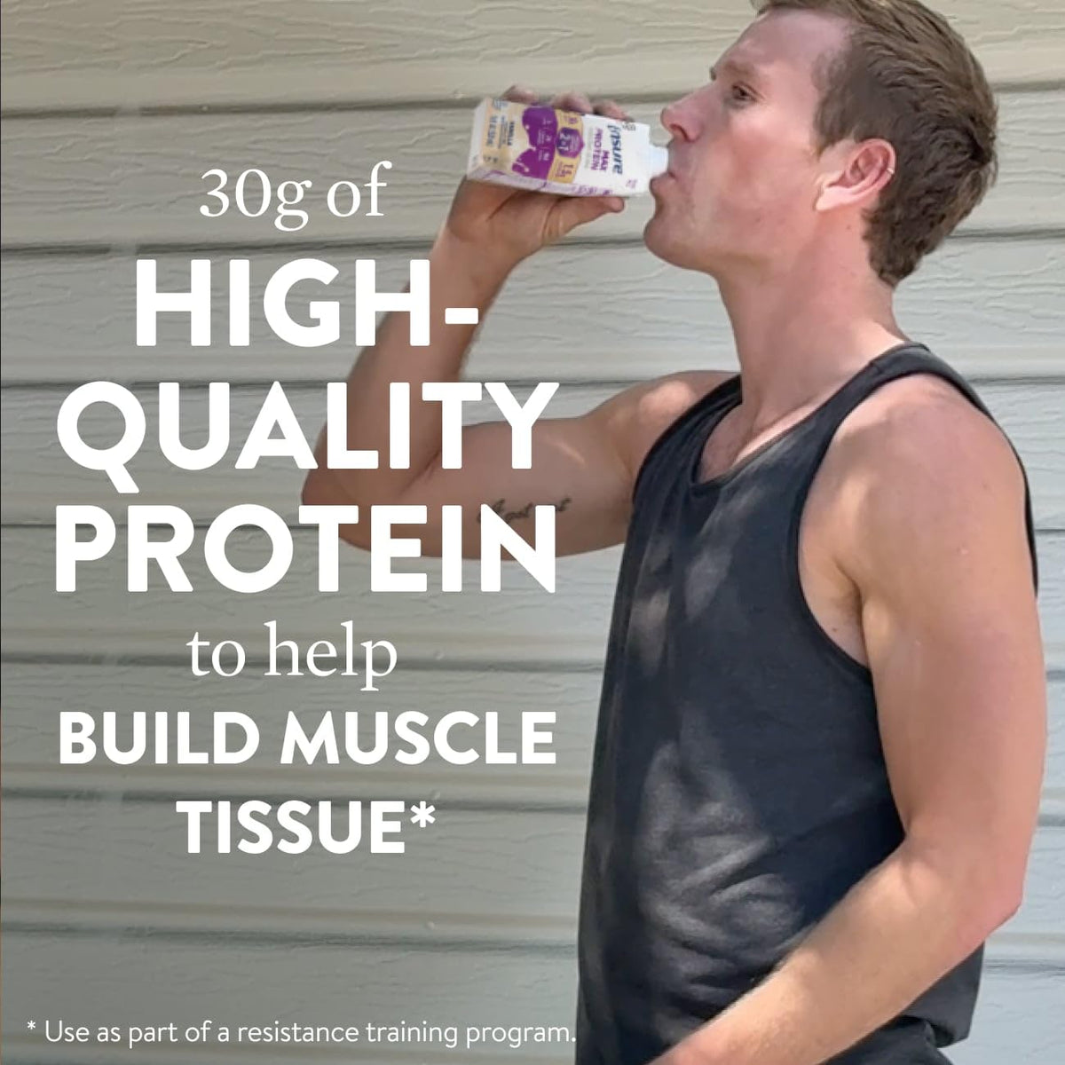Ensure Max Protein Shake | 30g Protein + 1.5g CaHMB | 26 Vitamins & Minerals | Vanilla | Ready-to-Drink | 11 fl oz | 12 Pack