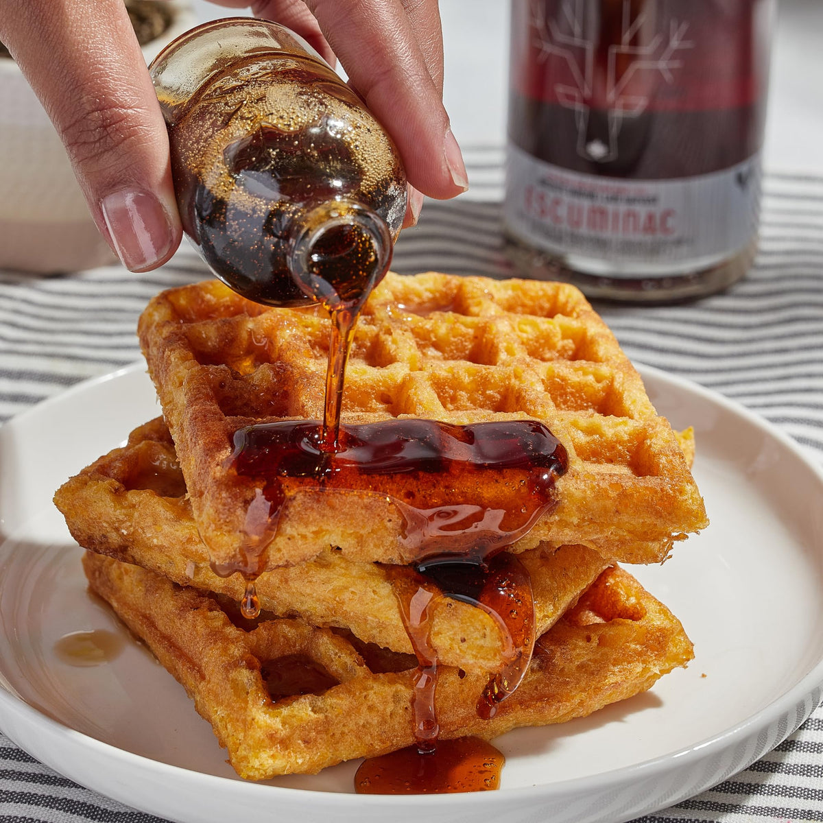 Escuminac Late Harvest Maple Syrup – Organic, Grade A, Dark Robust Flavor | 16.9 oz Glass Bottle | 100% Pure Canadian Syrup