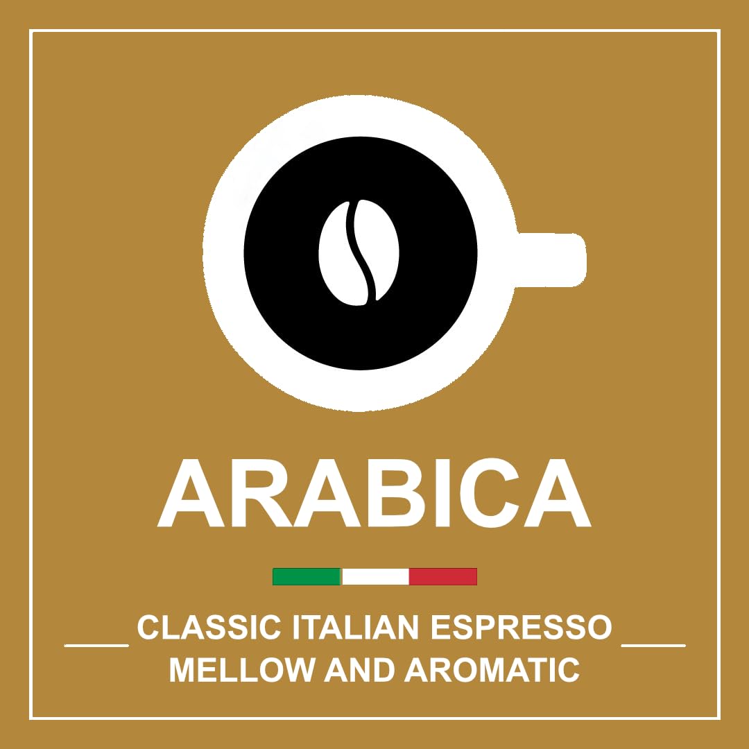 Espresso Italiano Gold Selection: 100 RIVO Coffee Capsules for RIVO Machines | Bold Crema