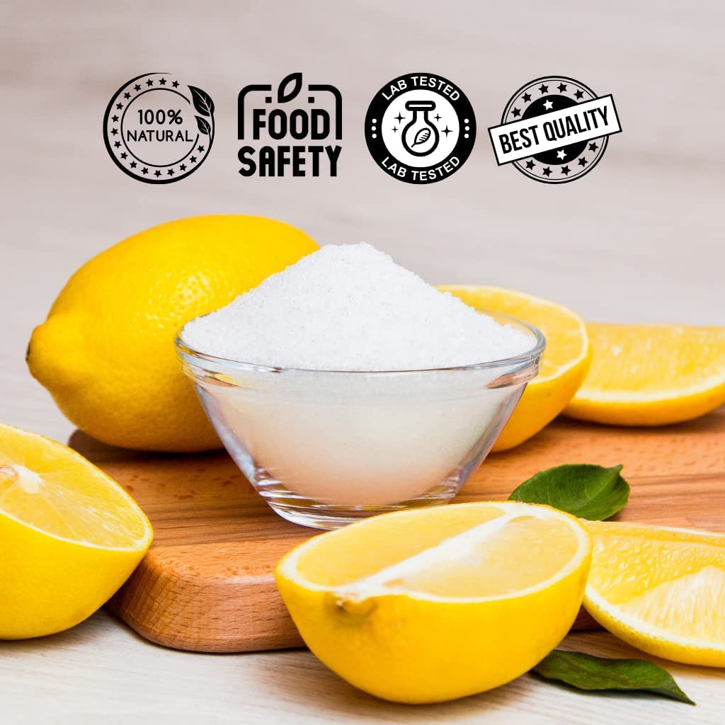 Essencea Citric Acid 5LB – Pure Bulk, Non-GMO, 100% Citric Acid Powder (Packaging May Vary)
