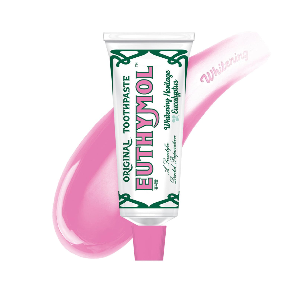 EUTHYMOL Whitening Toothpaste, Stain Removal in 2 Weeks | 3.7 fl oz