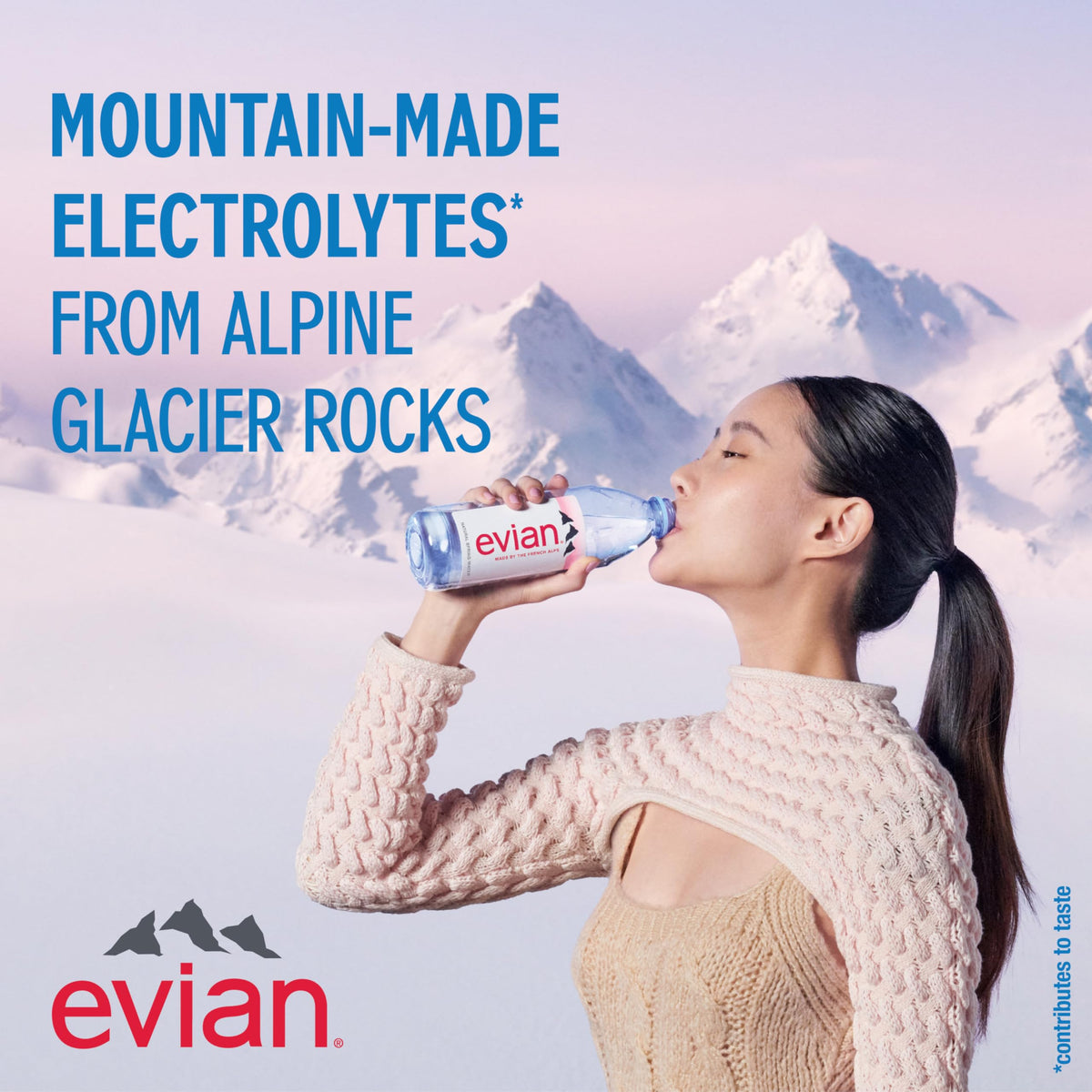 evian Natural Spring Water – Pure Hydration with Natural Electrolytes | 16.9 fl oz / 500 mL (Pack of 24)