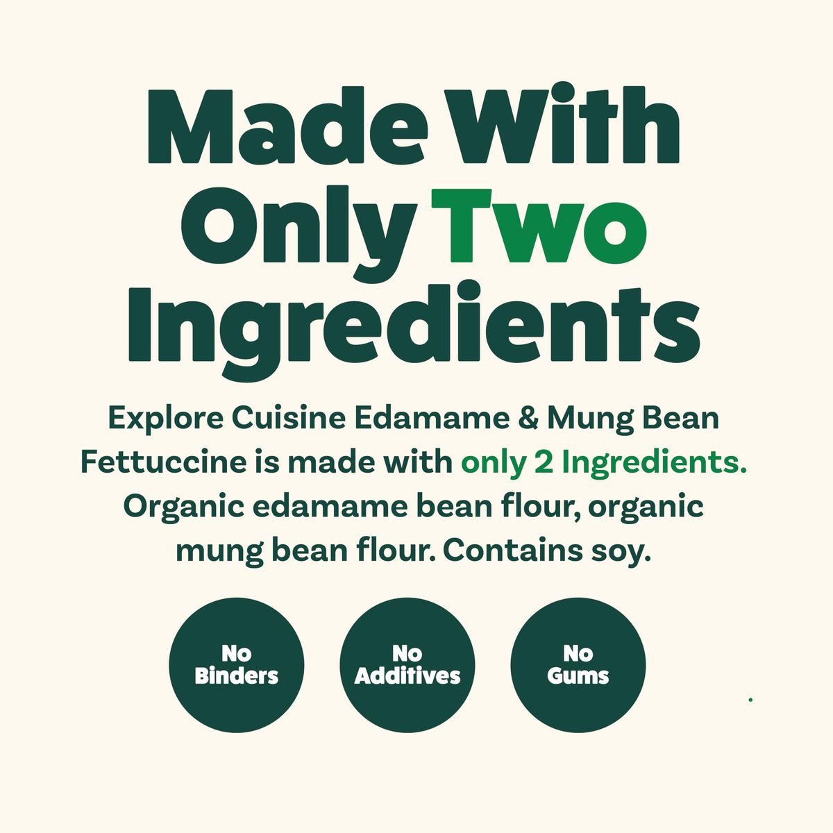 EXPLORE CUISINE Organic Edamame & Mung Bean Fettuccine – High-Protein Gluten-Free Pasta (Pack of 6)