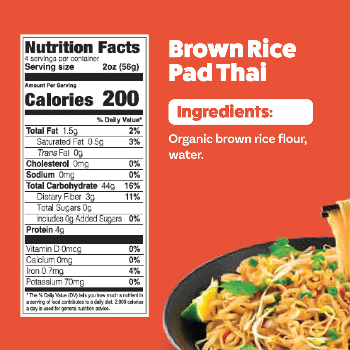 EXPLORE CUISINE Organic Brown Rice Ramen – 6 Pack, Gluten Free, 48 Servings