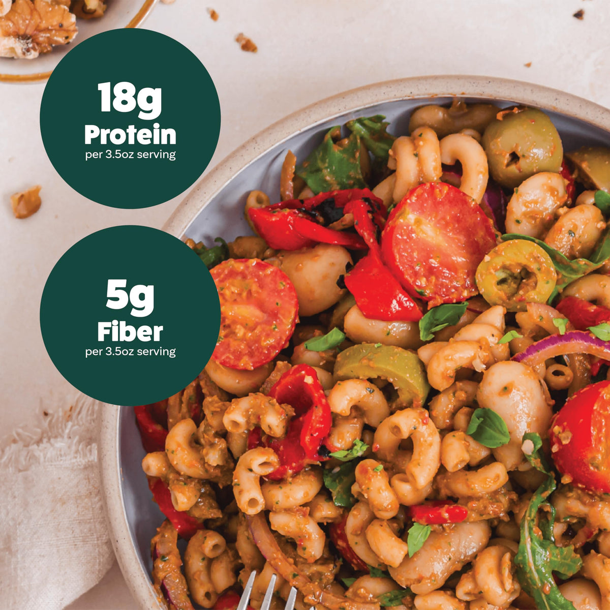 Explore Cuisine Organic Red Lentil Elbows – High Protein & Fiber, Gluten Free Pasta (Pack of 6, 8 oz)