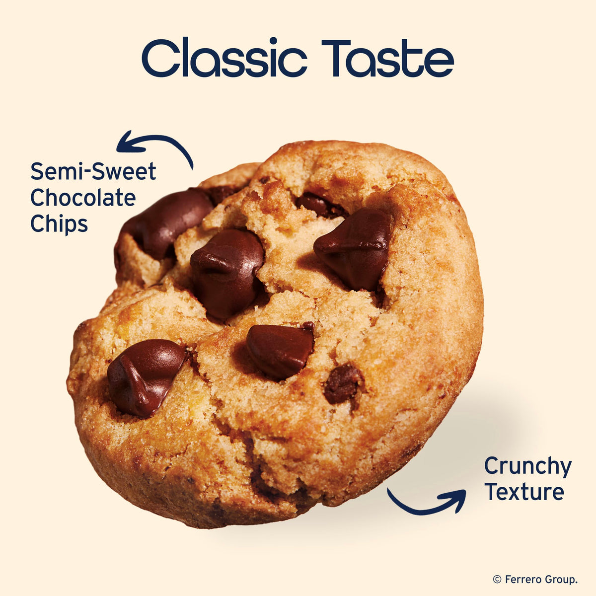 Famous Amos Classic Chocolate Chip Cookies – Bite-Size, Resealable 9 oz Bag, 8-Pack