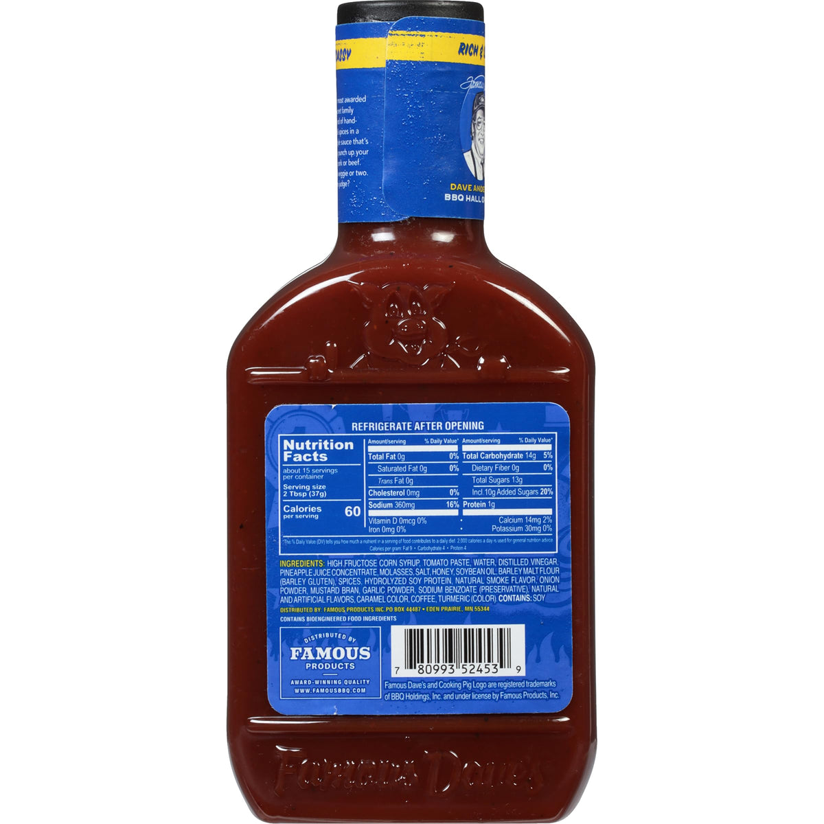 Famous Dave's BBQ Variety Pack – Devil's Spit, Sweet & Zesty, Rich & Sassy (20 oz x 3)