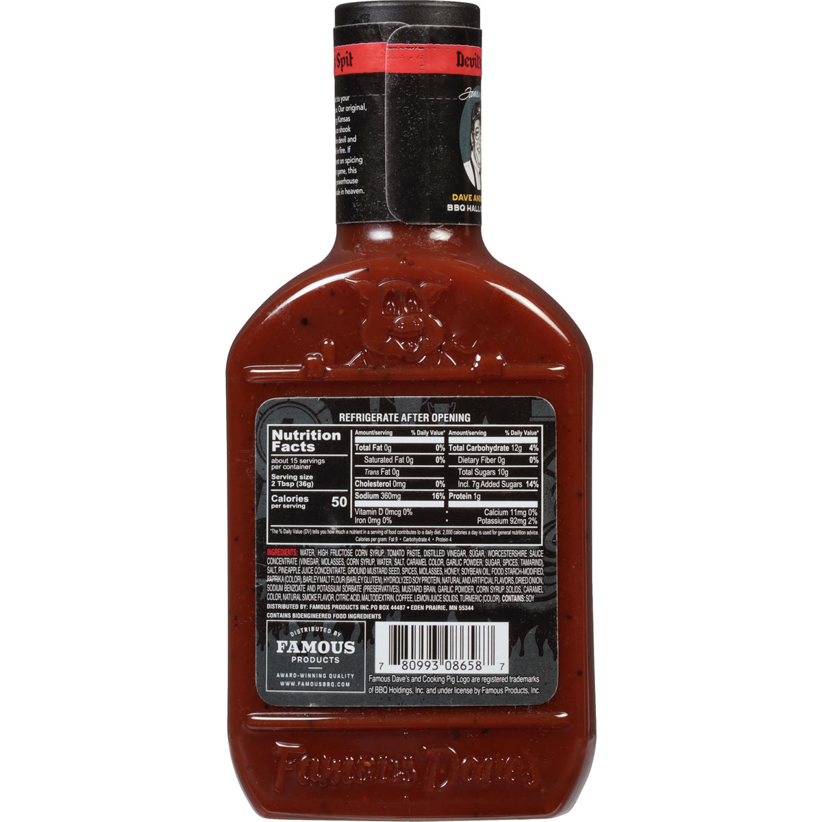 Famous Dave's BBQ Variety Pack – Devil's Spit, Sweet & Zesty, Rich & Sassy (20 oz x 3)