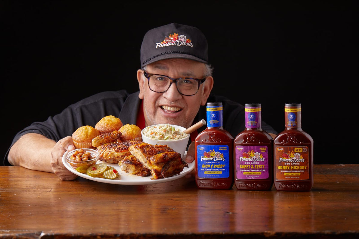 Famous Dave's BBQ Variety Pack – Devil's Spit, Sweet & Zesty, Rich & Sassy (20 oz x 3)