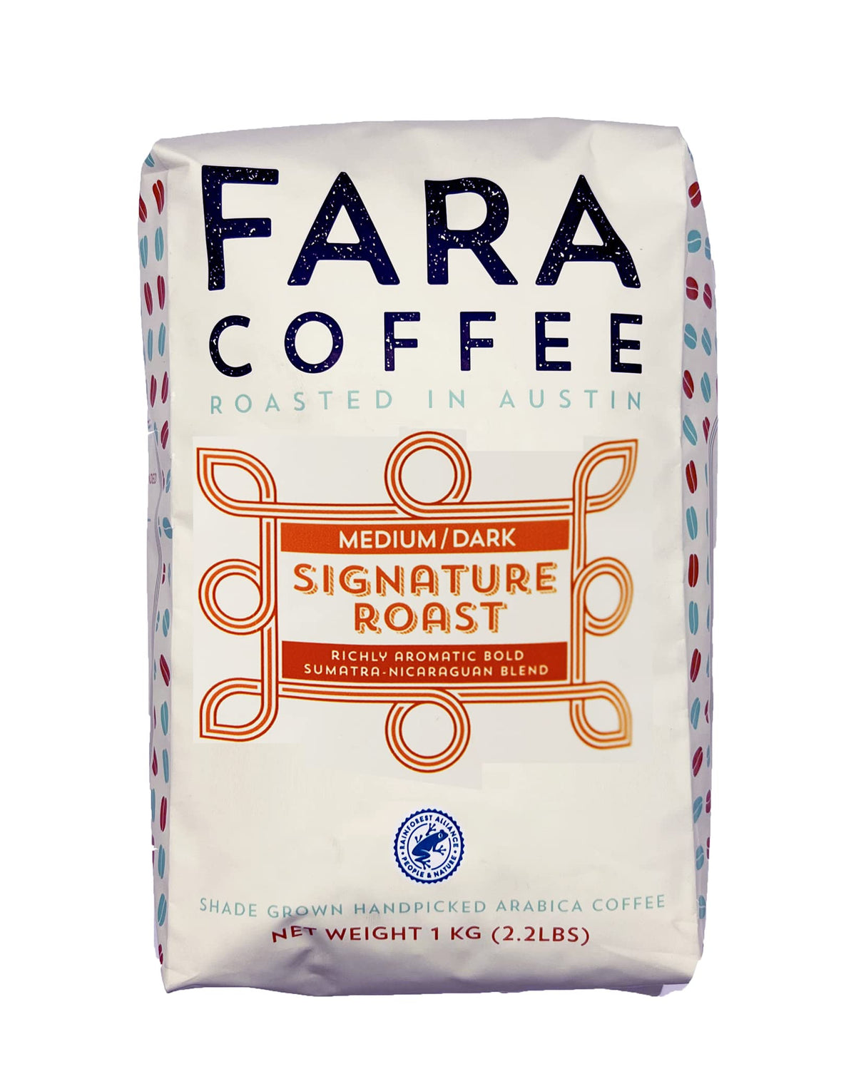 Fara Coffee Signature Roast Whole Bean — Medium/Dark, 2.2 lb