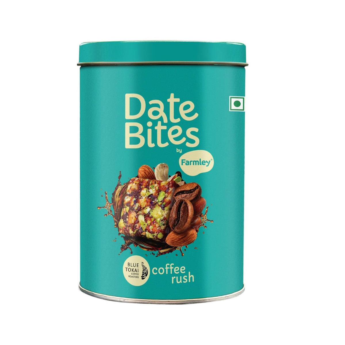Farmley Coffee Rush Date Bite Barfi – 200 g | Dates, Coffee, Nuts, Honey, Ghee | Gluten Free, No Added Sugar