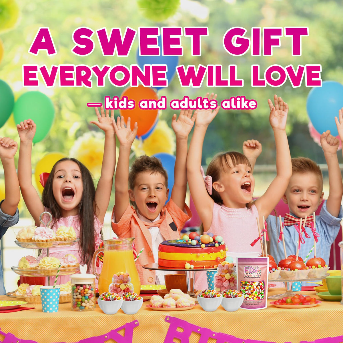 Fruit Crunch Wildberry Freeze-Dried Candy, 16 oz Pouch | FD Pantry