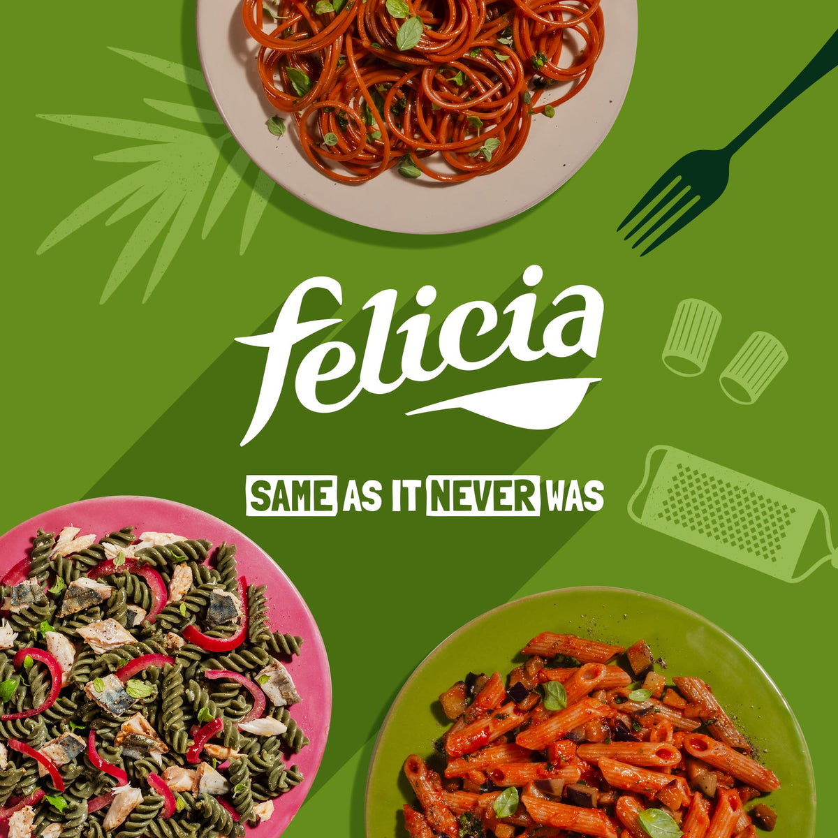 Felicia Gluten Free Pasta – Chickpea Fusilli, 22g Protein, 14g Fiber per Serving | Organic, Non-GMO, 8.8 oz, 6 Boxes