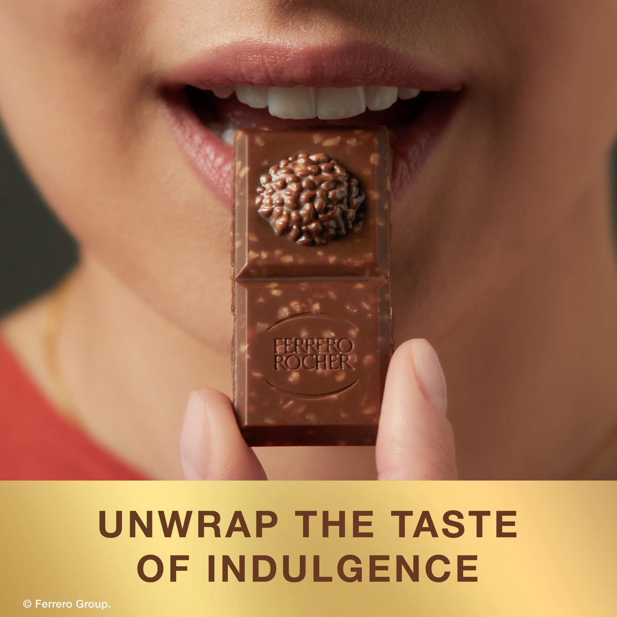 Ferrero Rocher Premium Milk Chocolate Hazelnut Bar – 8 Bars, 3.1 oz Each