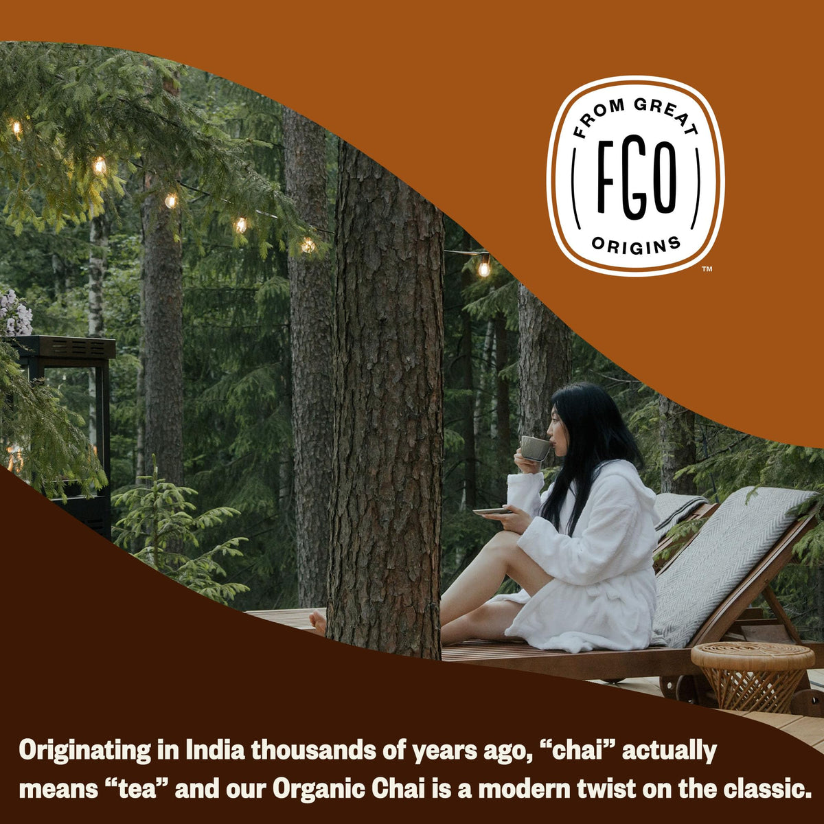 FGO Organic Chai Tea – 16 oz Loose Leaf Bulk, Resealable Pack of 1 | USDA Organic