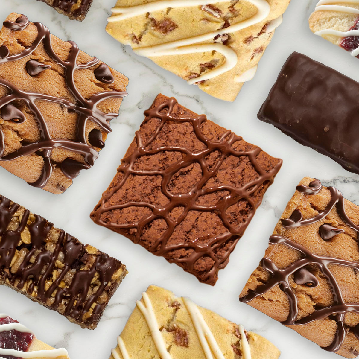 Fiber One 70 Calorie Chocolate Chip Cookie Brownie Bars — Pack of 8 (48 Bars Total, 6 Bars/Box)