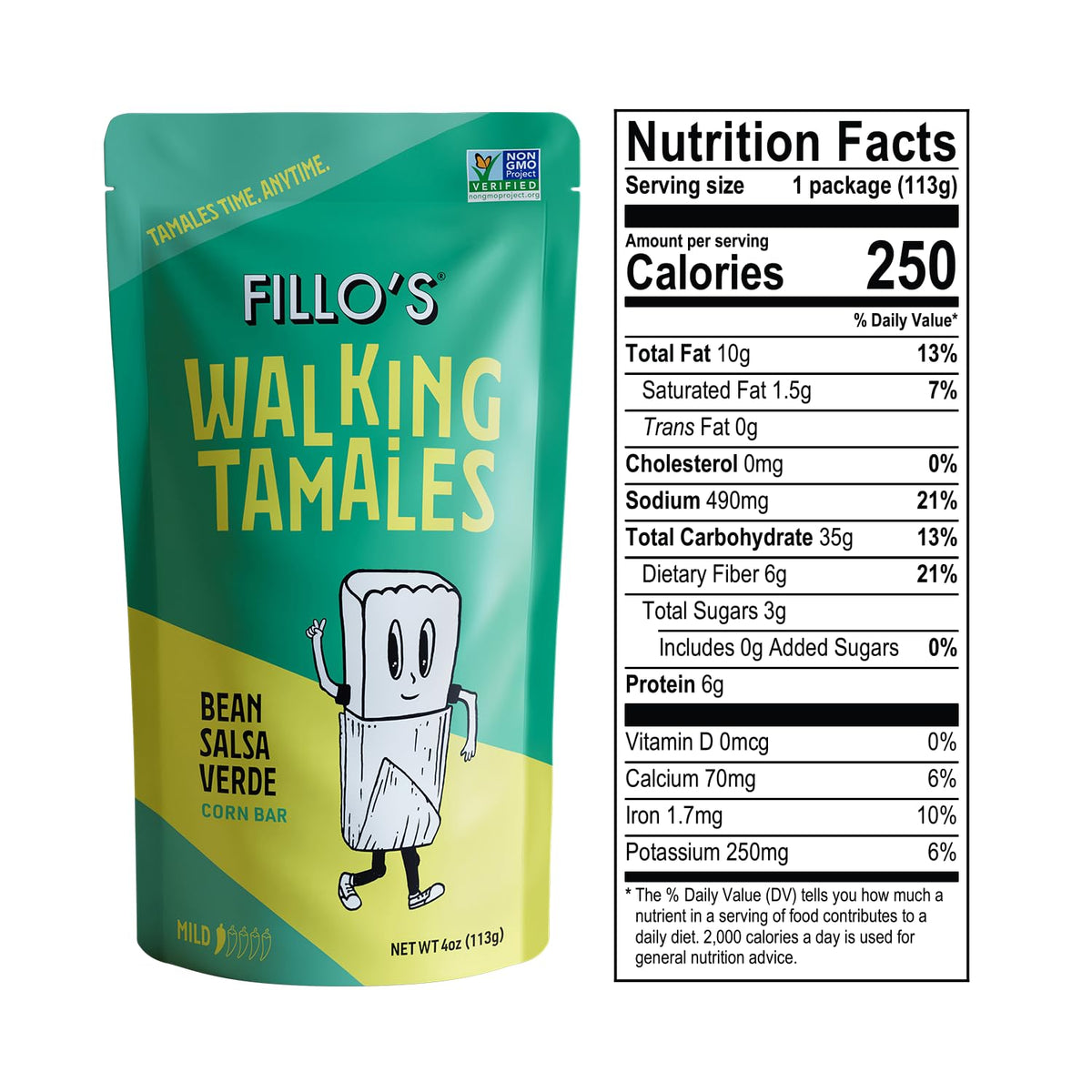 Fillo’s Tamales Variety Pack (7 Pack) – Ready-to-Eat Gluten-Free Vegan Mexican Tamales with Salsa Verde, Roja & Habanero