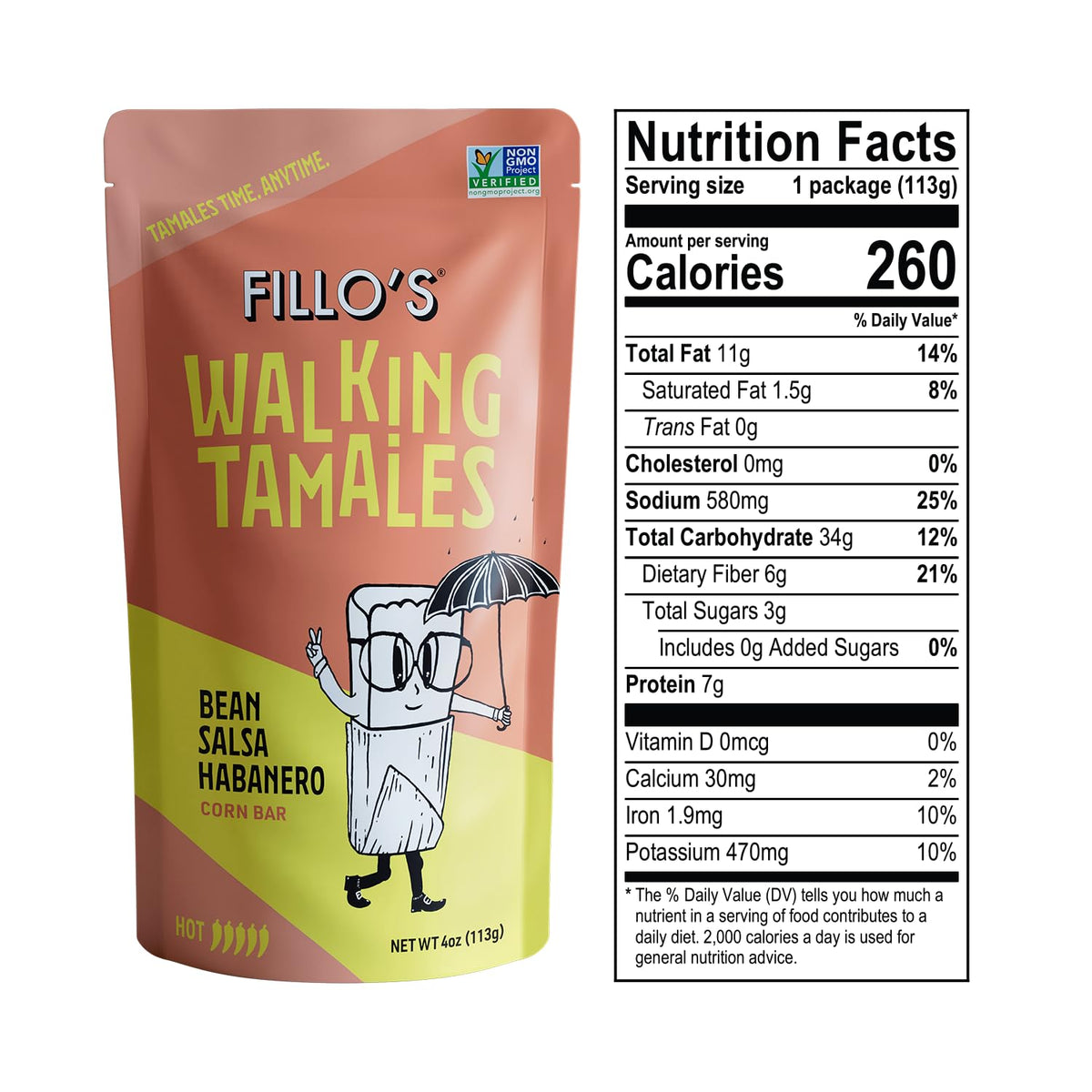Fillo’s Tamales Variety Pack (7 Pack) – Ready-to-Eat Gluten-Free Vegan Mexican Tamales with Salsa Verde, Roja & Habanero