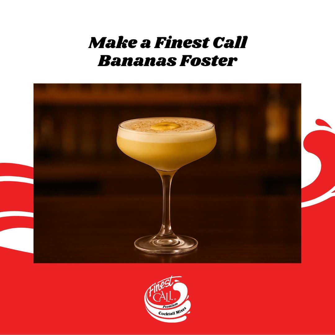 Finest Call Premium Banana Puree Drink Mix 1L – Pack of 3 | Cavendish Banana from Ecuador
