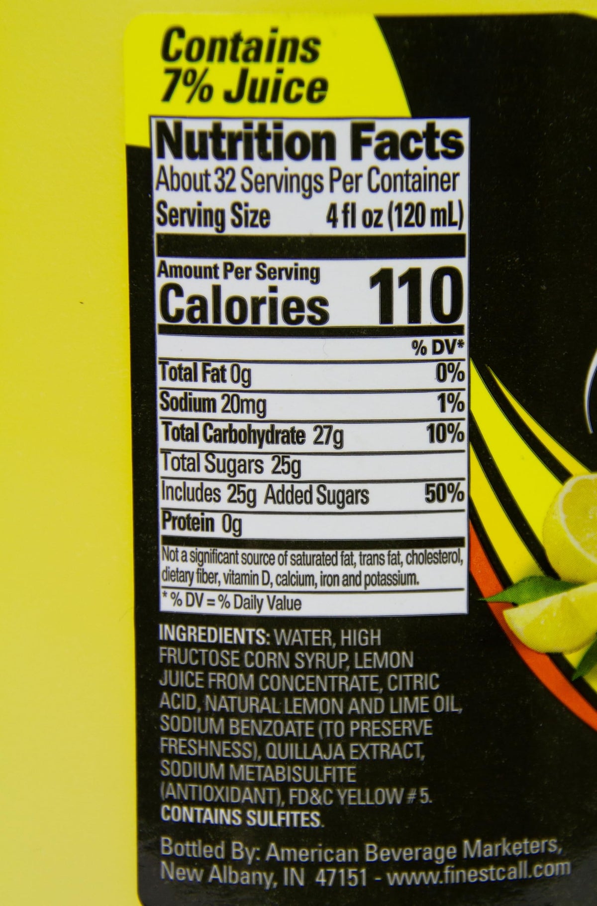Finest Call Premium Sweet & Sour Ready-to-Use Drink Mix — 1 Gallon (128 oz)