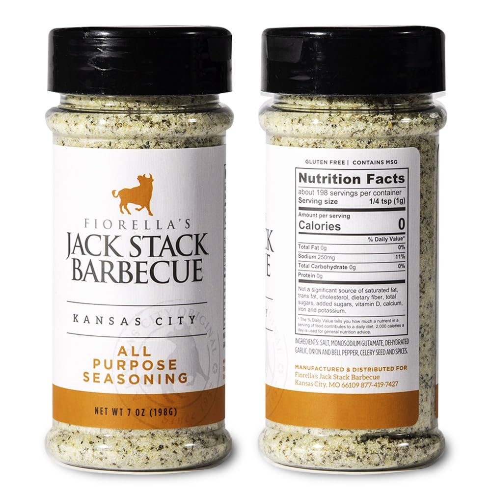 Fiorella's Jack Stack Barbecue Dry Rub Variety Pack (7oz Each) – All-Purpose, Steak & Meat & Poultry Seasonings