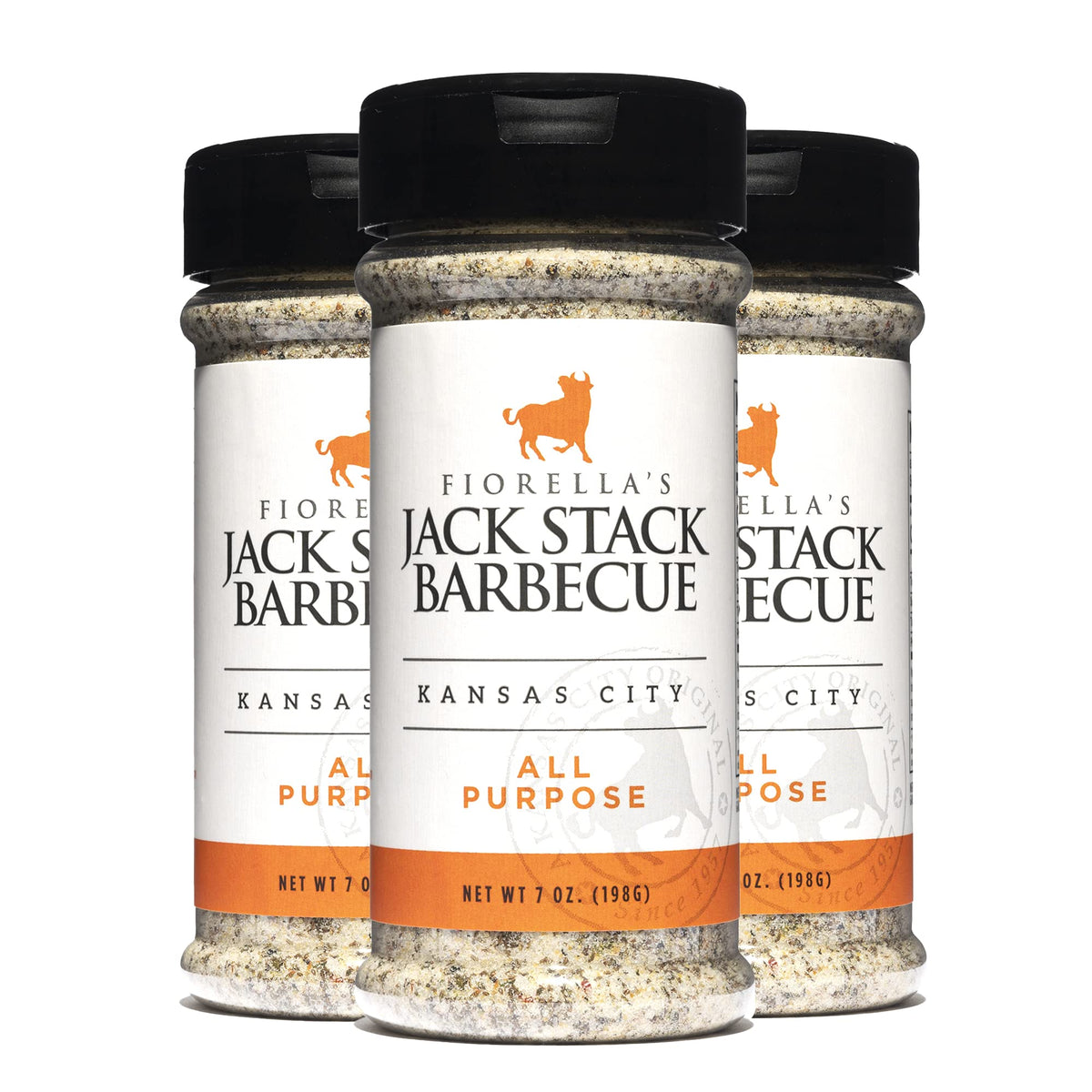 Fiorella's Jack Stack Barbecue All-Purpose Dry Rub KC Spice 3 Pack (7oz Each)