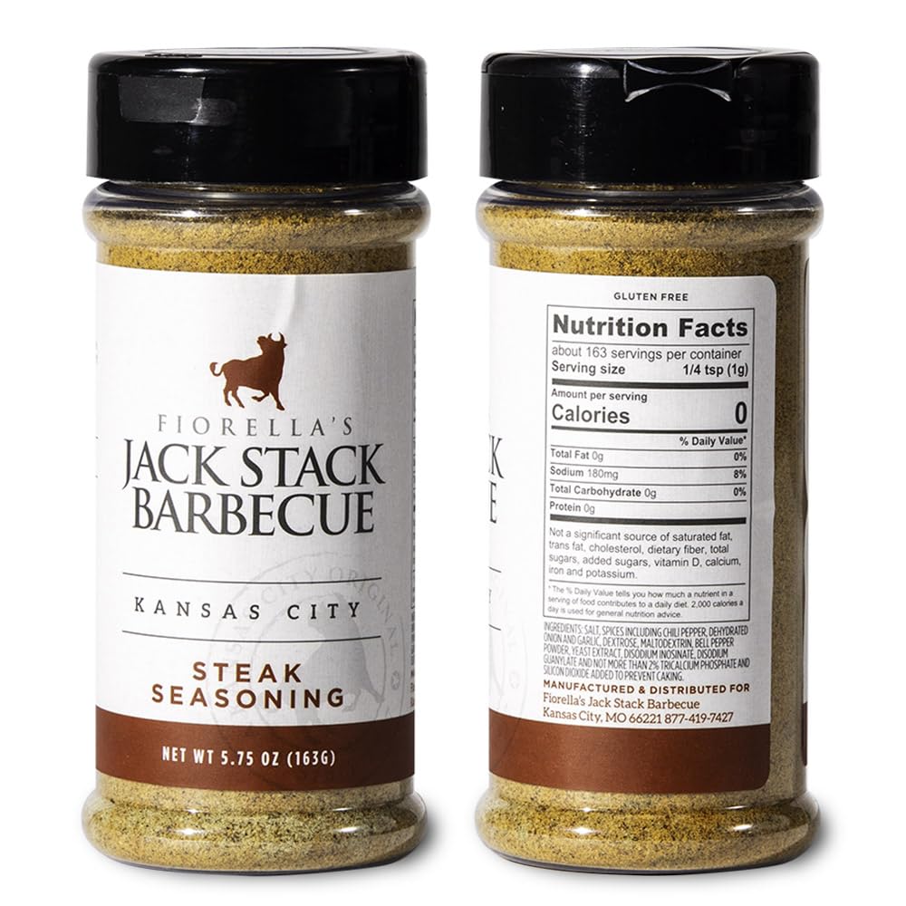 Fiorella's Jack Stack Barbecue Dry Rub Variety Pack (7oz Each) – All-Purpose, Steak & Meat & Poultry Seasonings