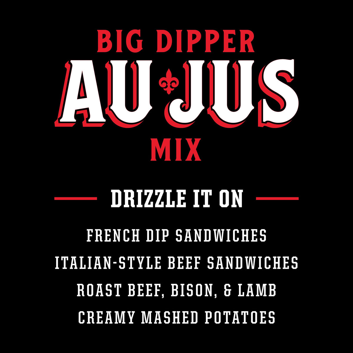 Fire & Smoke Society Gravy Mix Packets | Big Dipper Au Jus Gravy