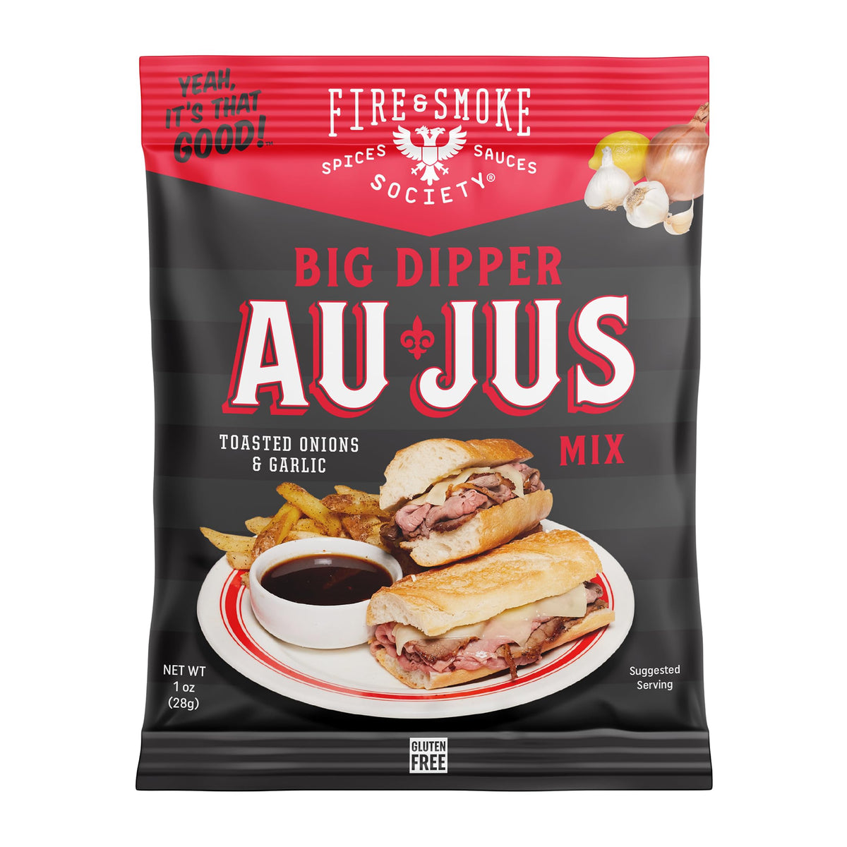 Fire & Smoke Society Gravy Mix Packets | Big Dipper Au Jus Gravy