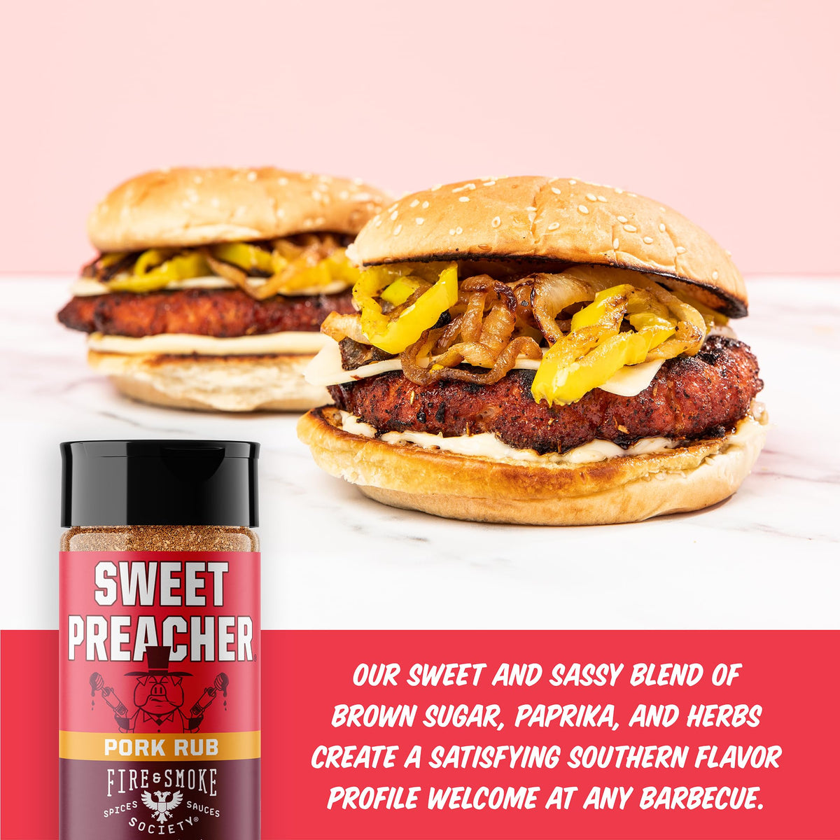 Fire & Smoke Society Flavor Core Variety Pack – 4 Premium BBQ Rubs (5–6 oz each)