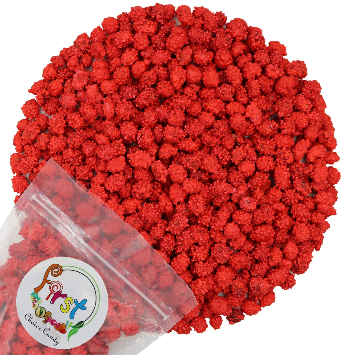 FirstChoiceCandy French Burnt Peanuts – Classic Red Old Fashioned Candy (5 lb)