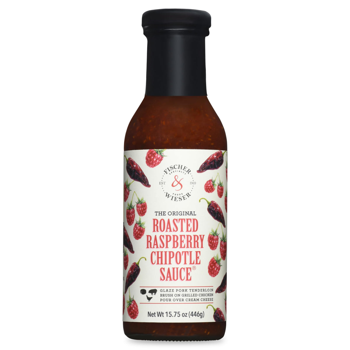 Fischer & Wieser The Original Roasted Raspberry Chipotle Sauce, 15.75 oz Pack of 2