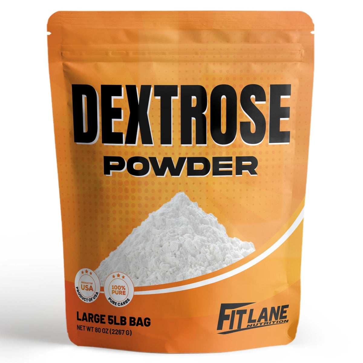 Fit Lane Nutrition Bulk Dextrose Powder 5 lbs – Unflavored Glucose Sugar