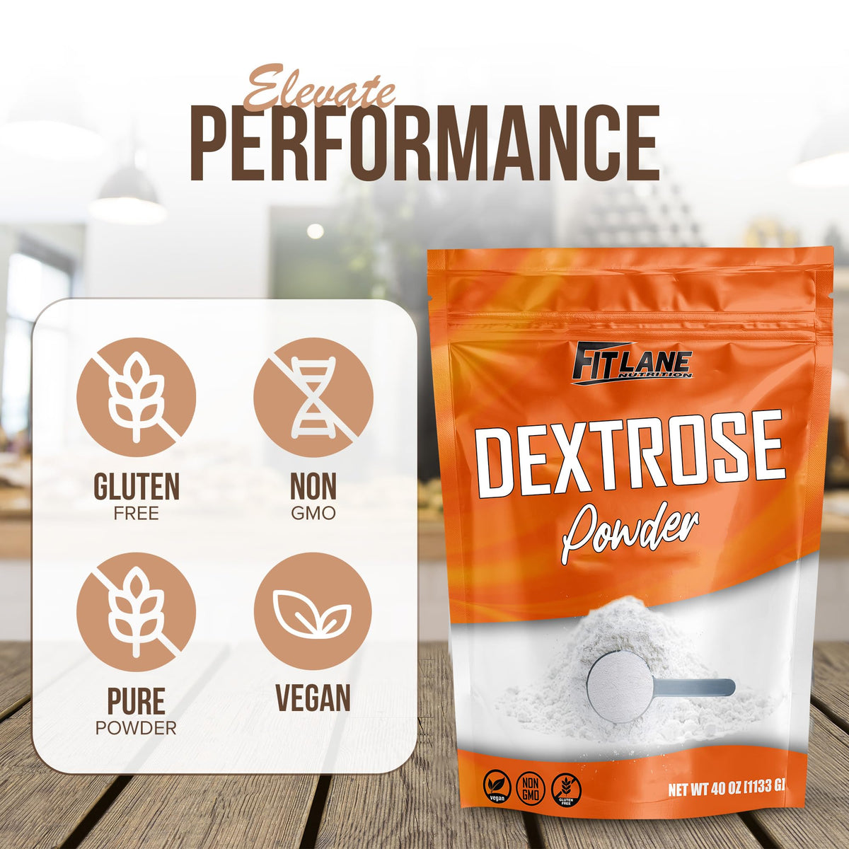 Fit Lane Nutrition Bulk Dextrose Powder 5 lbs – Unflavored Glucose Sugar