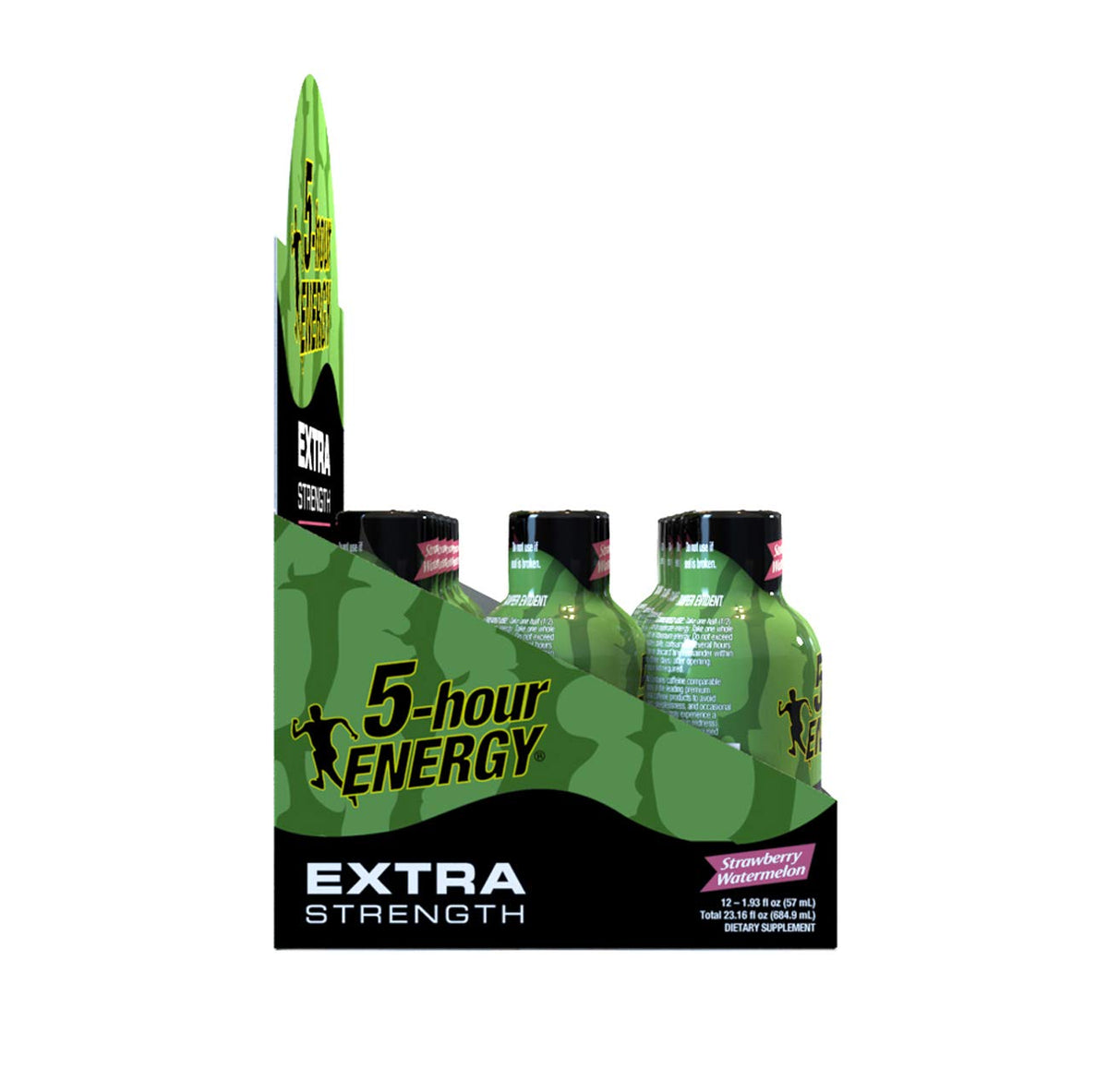 5-hour ENERGY Shot Extra Strength Strawberry Watermelon – 1.93 oz, 12 Pack