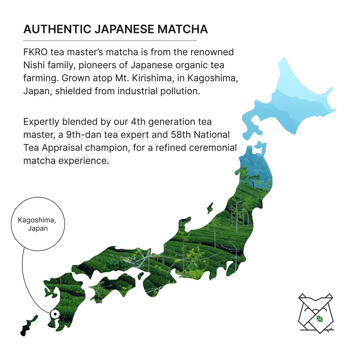 FKRO Organic Ceremonial Grade Matcha Powder – First Harvest 30g Tin, Single Origin