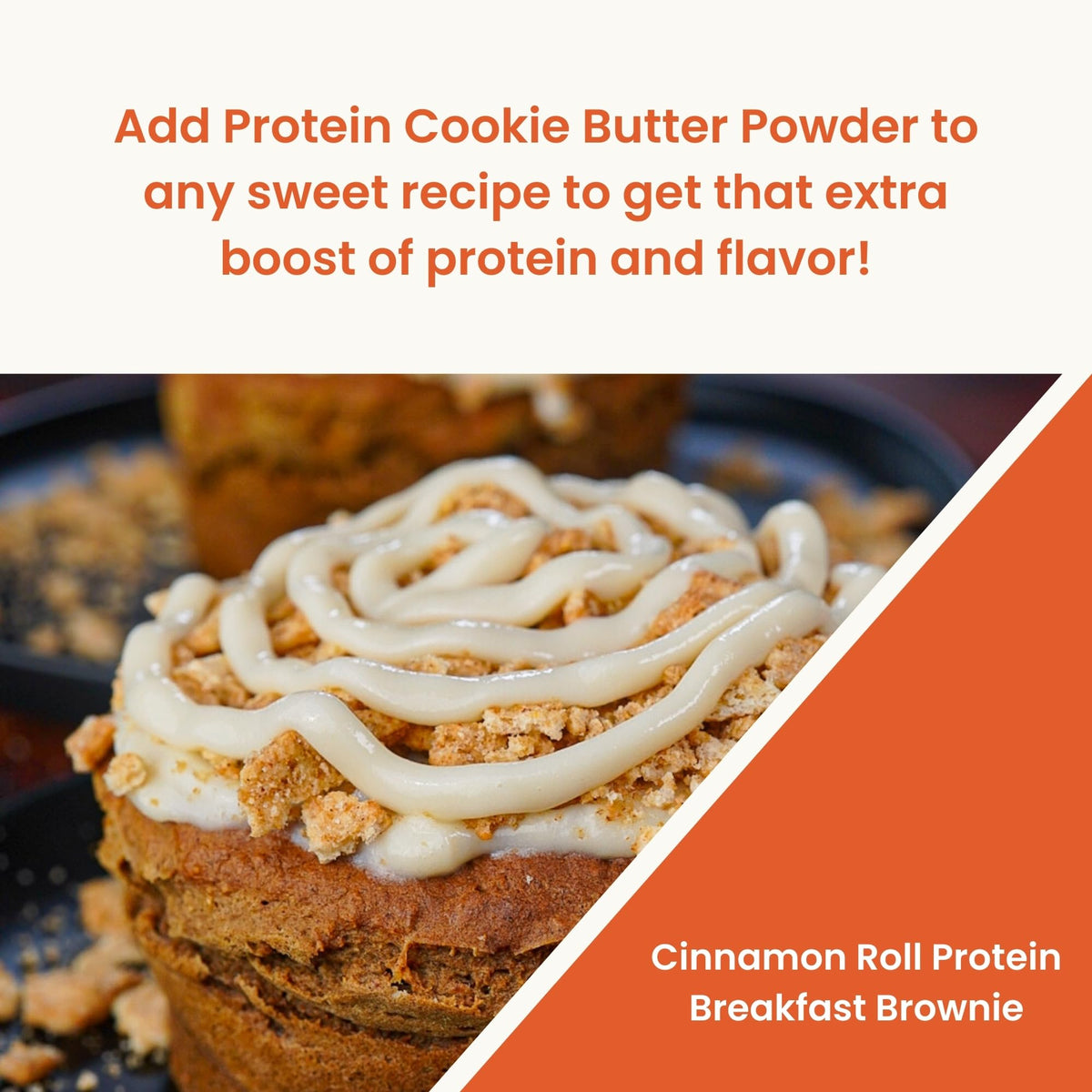 Flex Whey Cookie Butter Powder – Frosted Cinnamon Roll | Keto, Low Carb, Gluten-Free | 8.32oz | Flexible Dieting Lifestyle