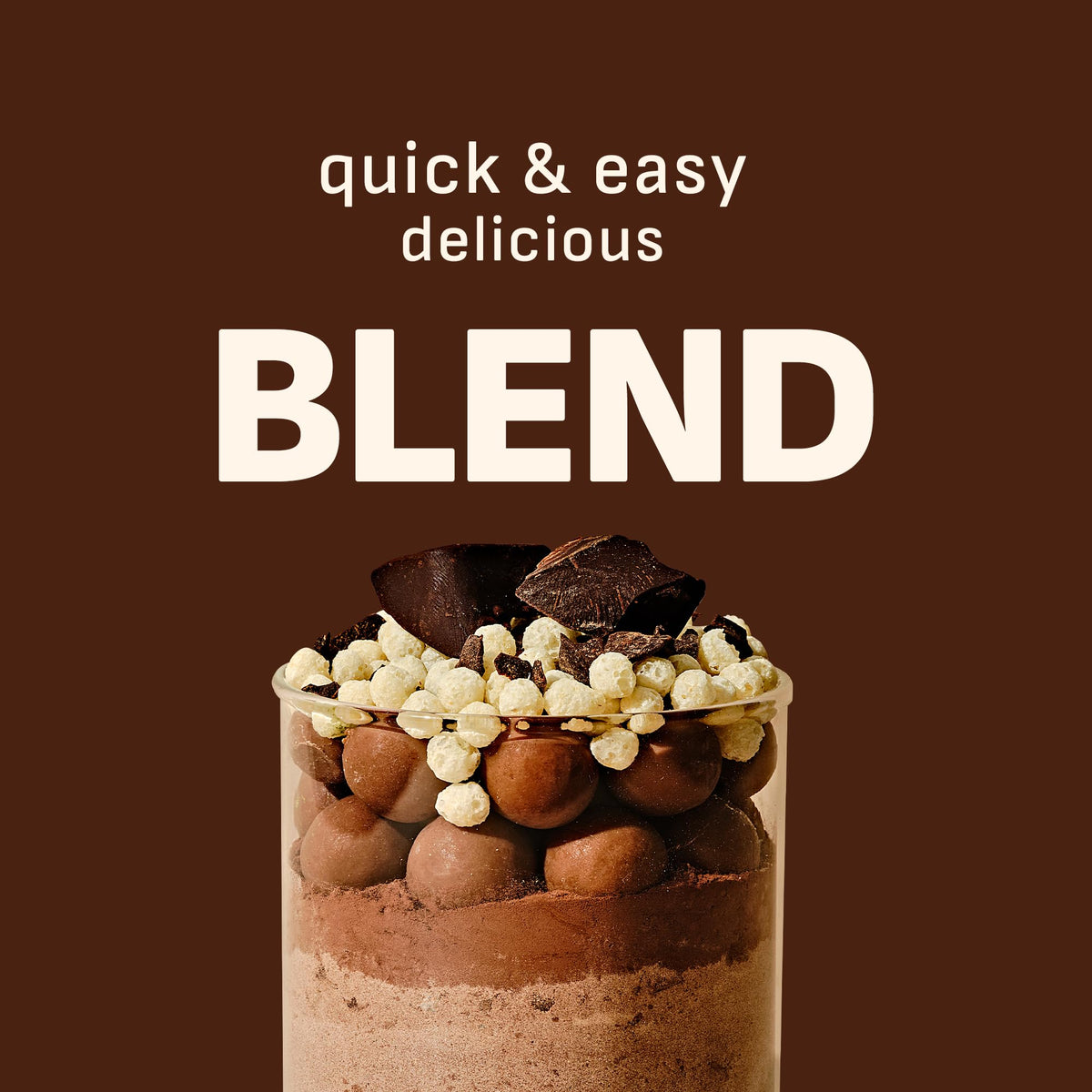 Flimeal Chocolate Protein Shake with Crunchy Balls - 22g Protein, Low Sugar, Keto-Friendly
