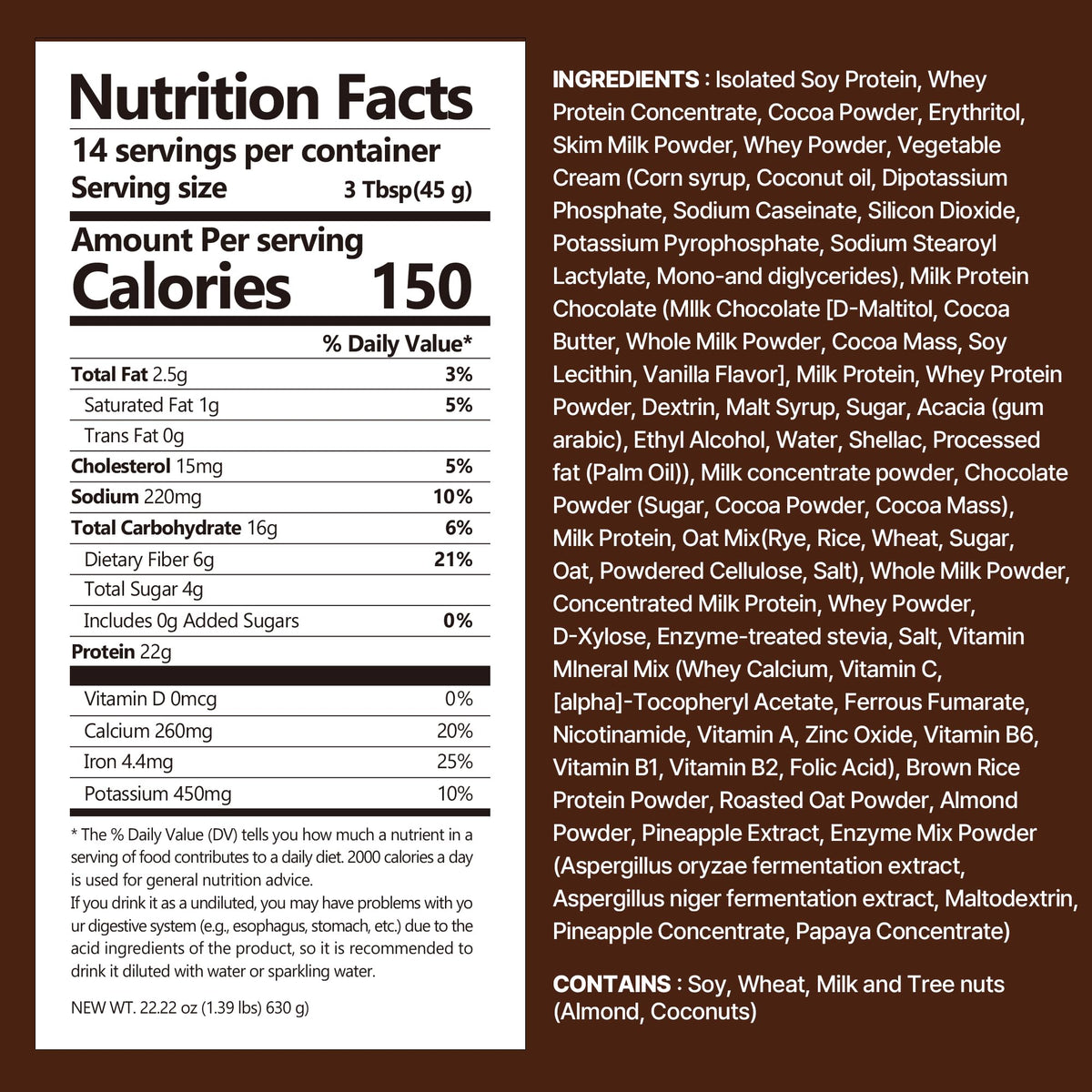 Flimeal Chocolate Protein Shake with Crunchy Balls - 22g Protein, Low Sugar, Keto-Friendly