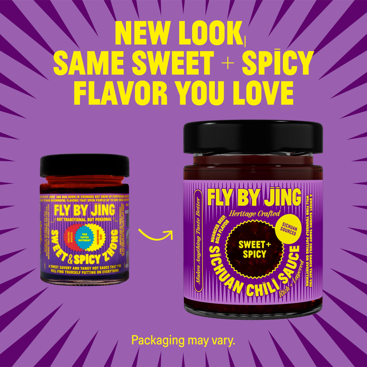 FLYBYJING XL Sweet + Spicy Sichuan Chili Sauce – 16oz vegan, all-purpose drizzle