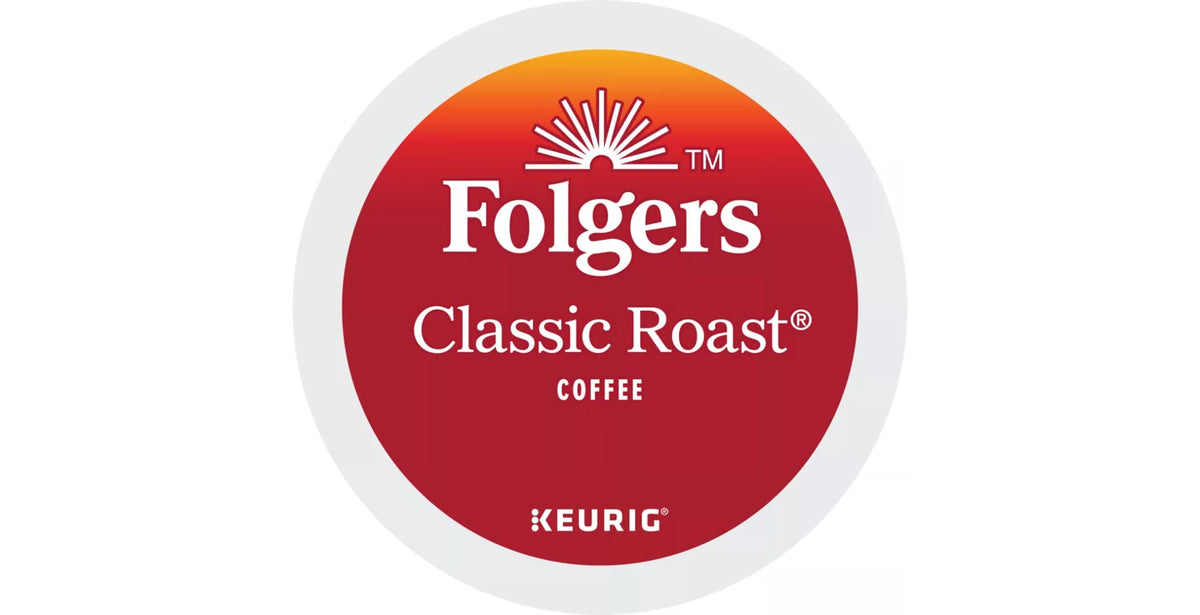 Folgers Classic Roast K-Cup for Keurig Brewers – Medium Roast, 48 Count