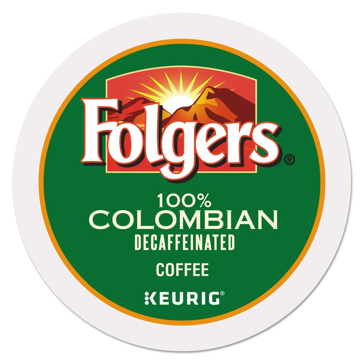 Folgers 100% Colombian Decaf K-Cups for Keurig — 96 Count